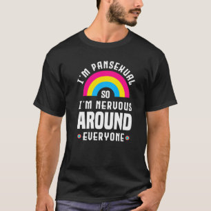 T-shirt Je suis Pansexual Rainbow Flags Pan Pride Pansexua