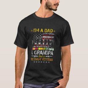 T-shirt Je suis papa un grand-père et un vétéran du Vietna