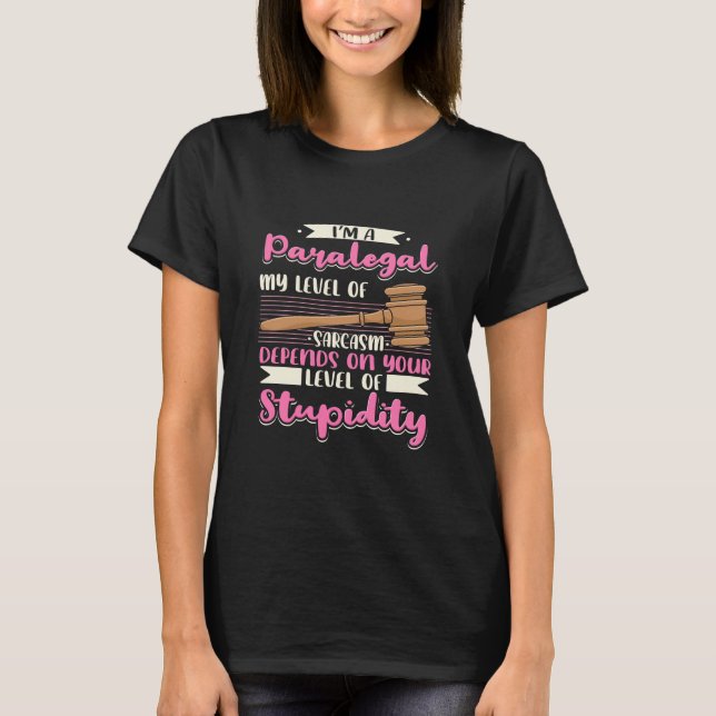 T-shirt Je Suis Parajuridique (Devant)