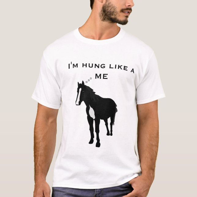 T-shirt Je suis pendu comme… je (Devant)
