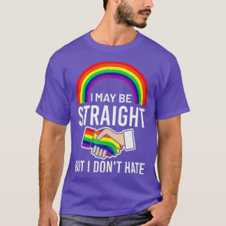 T-shirt Je Suis Peut-Être Droit Mais Je Ne Déteste Pas Peu