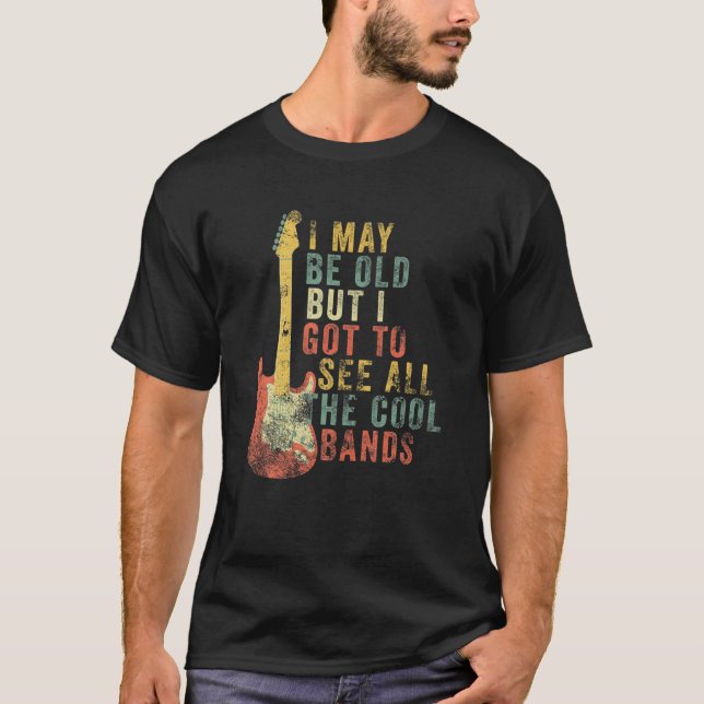 T-shirt Je Suis Peut-Être Vieille, Mais Je Dois Voir Tout (Devant)