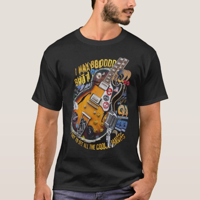 T-shirt Je Suis Peut-Être Vieille Mais Je Dois Voir Toutes (Devant)