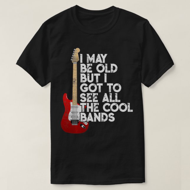 T-shirt Je Suis Peut-Être Vieille Mais Je Dois Voir Toutes (Design devant)