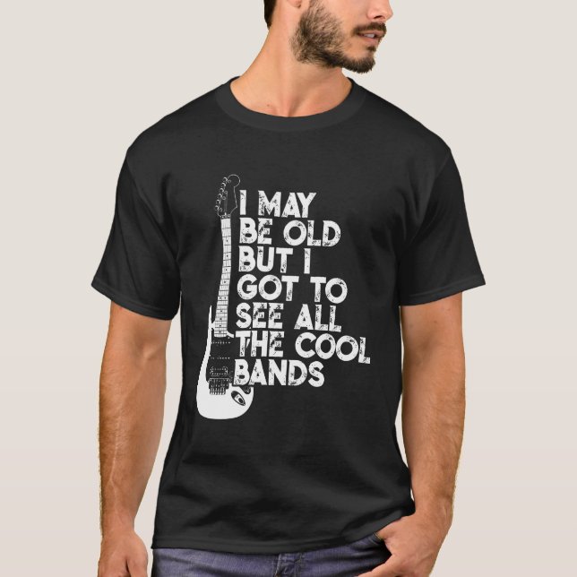 T-shirt Je Suis Peut-Être Vieille Mais Je Dois Voir Toutes (Devant)