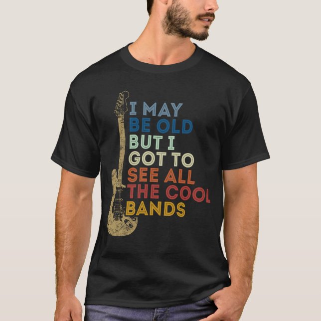 T-shirt Je Suis Peut-Être Vieille Mais Je Dois Voir Toutes (Devant)