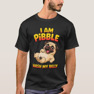 T-shirt Je Suis Pibble Lavez Mon Ventre