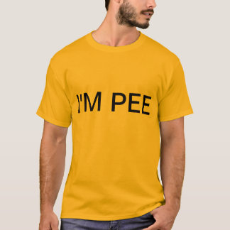 T-shirt je suis pipi