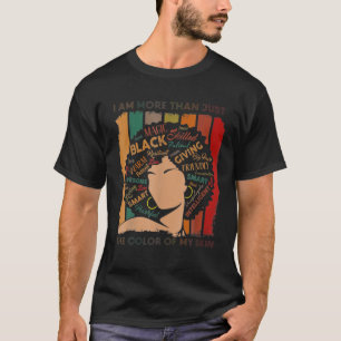 T-shirt Je Suis Plus Que La Couleur De Ma Peau BHM Afric