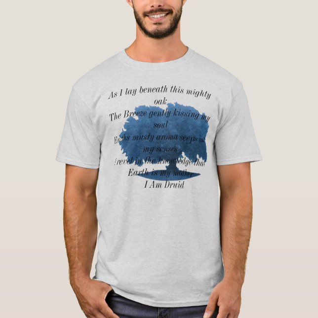 T-shirt Je suis poème de druide (Devant)