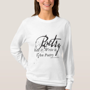 T-SHIRT JE SUIS POÉSIE