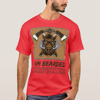 T-shirt JE SUIS PORTÉ CARPENTRE Portable Carpenter Bois