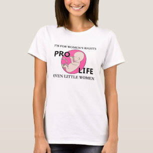 T-shirt Je suis pour de petites femmes de droits de la