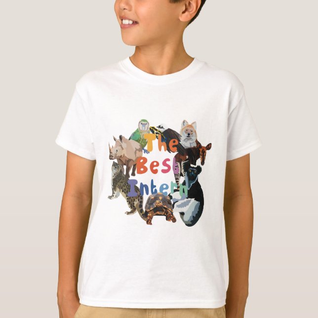 T-shirt Je suis pour stagiaire (Devant)