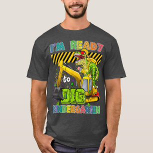 T-shirt Je suis prêt à aller au jardin d'enfants à l'école