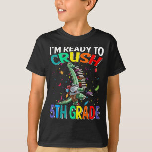 T-shirt Je suis prêt à écraser Brachiosaurus de 5e année