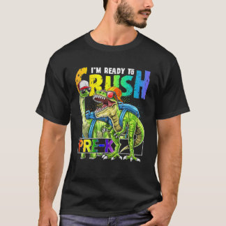 T-shirt Je suis Prêt à écraser Dinosaure pré-K Sac à dos D