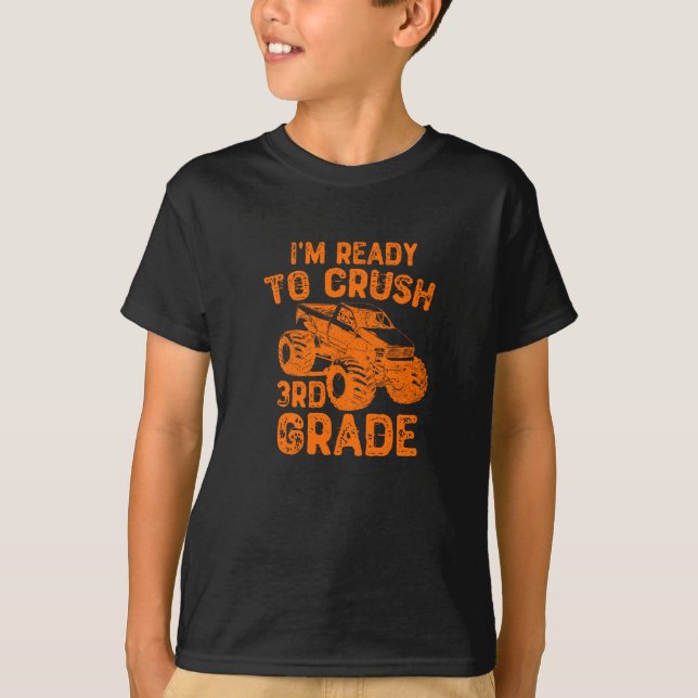 T-shirt Je suis prêt à écraser la 3e année (Devant)