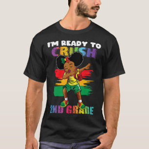 T-shirt Je suis prêt à écraser la fille dabbing de 2e anné