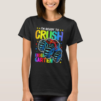 T-shirt Je suis prêt à écraser le camion Monster de jardin