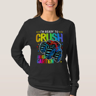 T-shirt Je suis prêt à écraser le camion Monster de jardin