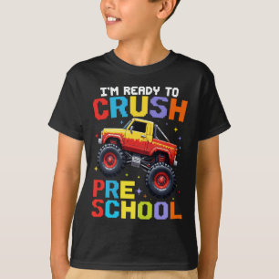 T-shirt Je suis prêt à écraser le camion Monster de la mat