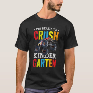 T-shirt Je Suis Prêt À Écraser Le Camion Monster De La Mat