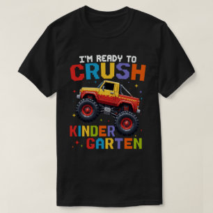 T-shirt Je suis prêt à écraser le camion monstre de la mat