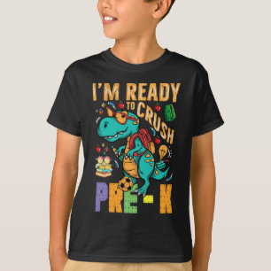 T-shirt Je suis prêt à écraser le camion monstre Dino Byck