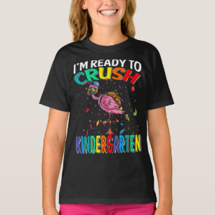 T-shirt Je suis prêt à écraser le Flamant rose de maternel
