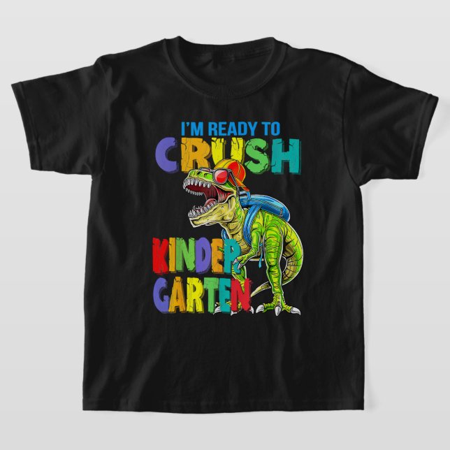 T-shirt Je Suis Prêt À Écraser Le Jardin D'Enfants De Reto (Poser)
