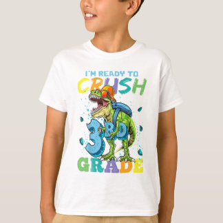 T-shirt Je Suis Prêt À Écraser Le Monstre De 3E Année