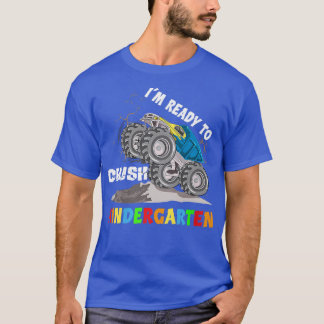 T-shirt Je suis prêt à écraser le monstre de dinosaure de