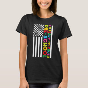 T-shirt Je suis prêt à écraser le préscolaire Grad Grad Gr