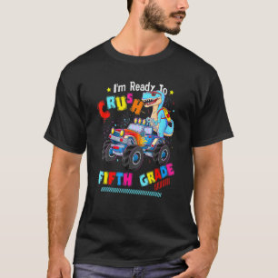 T-shirt Je suis prêt à écraser les Dinos de Camion Monster