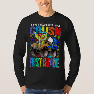 T-shirt Je suis prêt à écraser les Dinos de Camion Monster