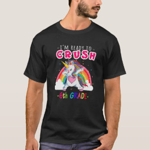 T-shirt Je suis prêt à écraser les filles de la licorne de