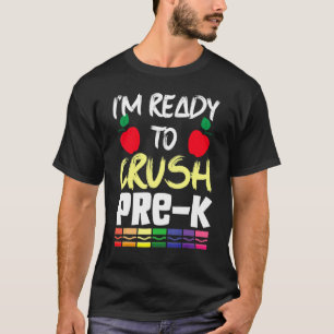 T-shirt Je suis prêt à écraser les maths et les sciences A