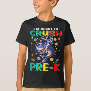 T-shirt Je suis prêt à écraser les requins d'équitation de