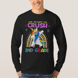 T-shirt Je Suis Prêt À Écraser Les Unicornes De 2Ème Année