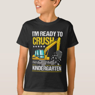 T-shirt Je suis prêt à écraser les véhicules de constructi