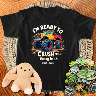 T-shirt Je suis prêt à écraser Pré K Retour à l'école