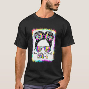 T-shirt Je suis prêt à écraser Pré K Retour À L'École Tie