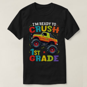 T-shirt Je suis prêt à écraser un camion monstre de 1ère a