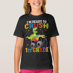 T-shirt Je suis prêt à écraser un camion monstre de 1ère c