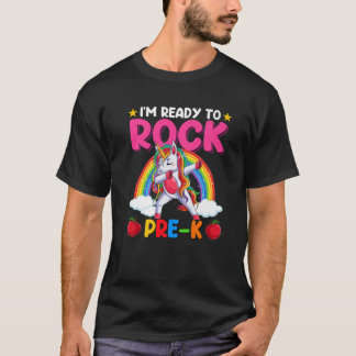 T-shirt Je suis prêt à faire revenir la licorne pré-K à l'