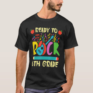 T-shirt Je suis prêt à jouer de la guitare en 6e pour la r