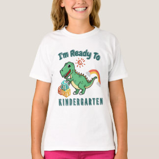 T-shirt je suis prêt à la maternelle