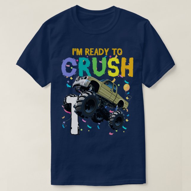 T-shirt Je Suis Prêt À M'Écraser (Design devant)