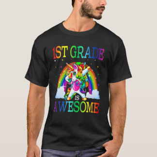 T-shirt Je Suis Prêt À Rouler La 3E Année Unicorne À L'Éco